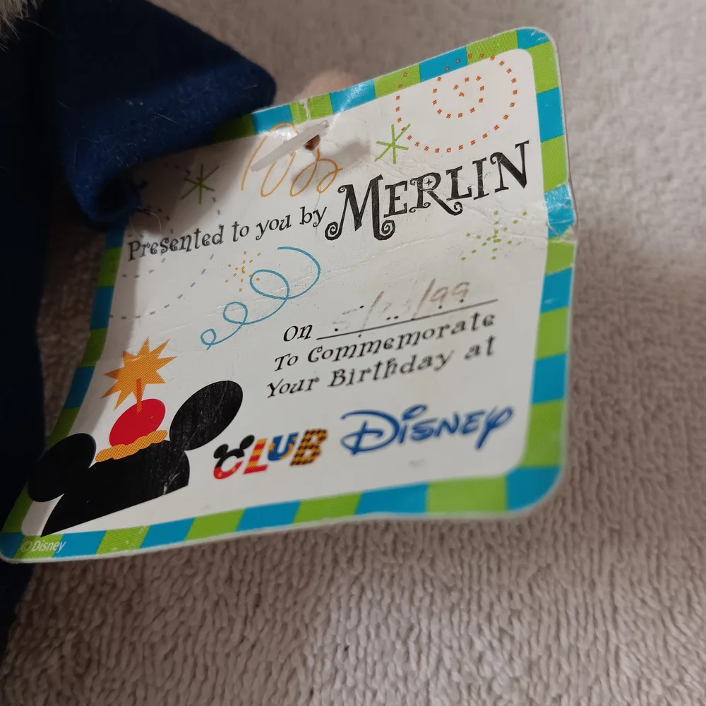 Disney Merlin Wizard Plush Toy